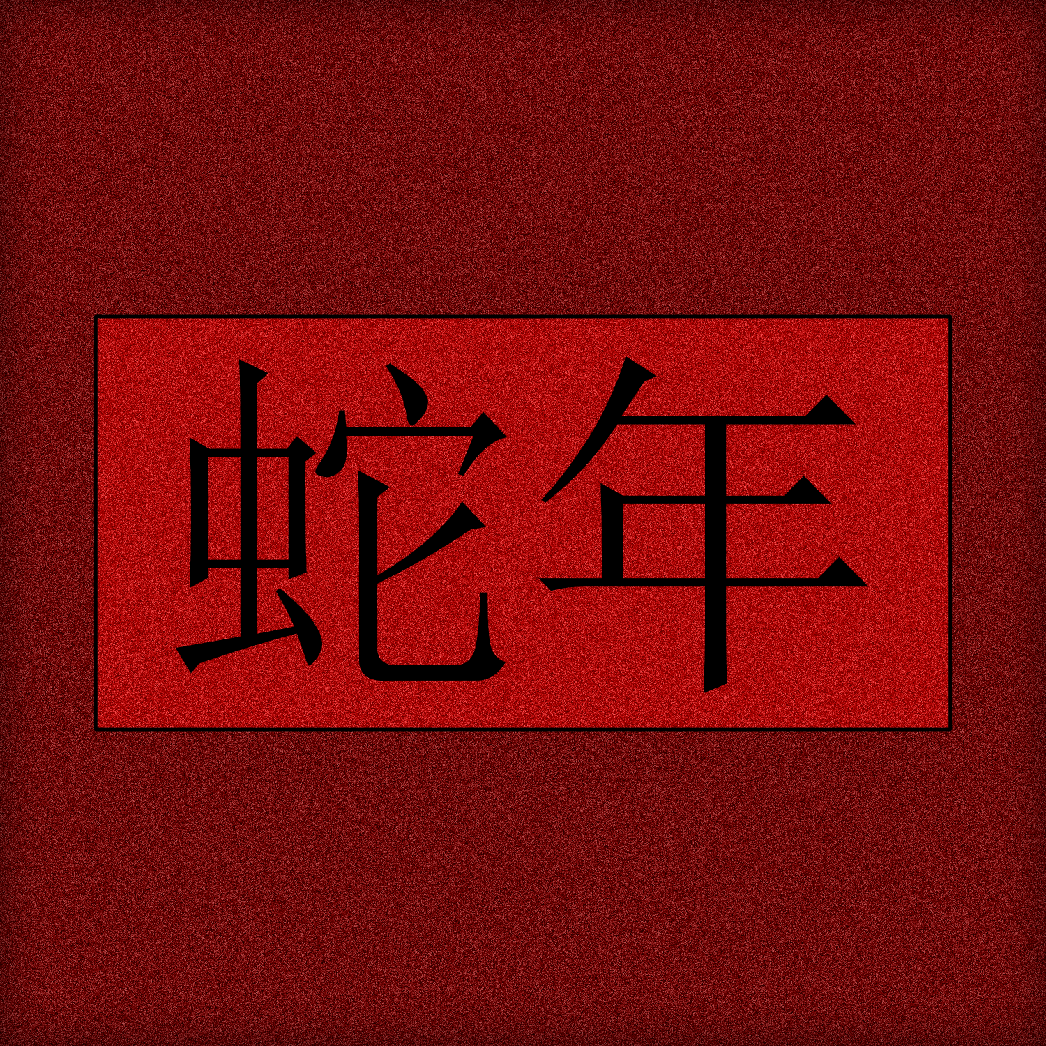 The Year of The Snake Chinese Letters